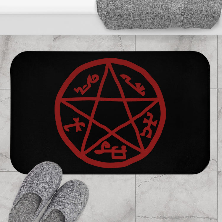 Devil's Trap Bath Mat - Fandom-Made