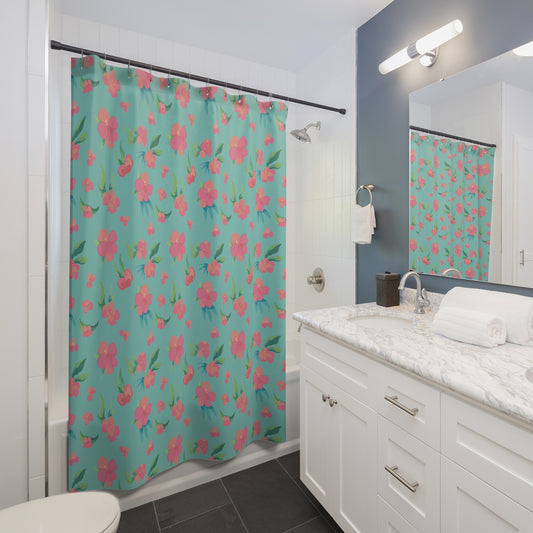 Aloha Boy Shower Curtain - Fandom-Made