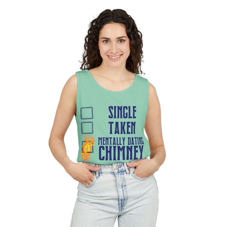 Mentally Dating Chimney Unisex Tank Top - Fandom-Made
