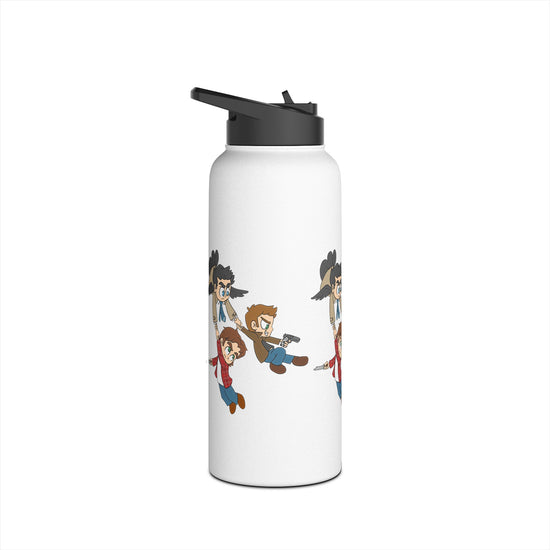 Supernatural Trio Stainless Steel Water Bottle - Fandom-Made