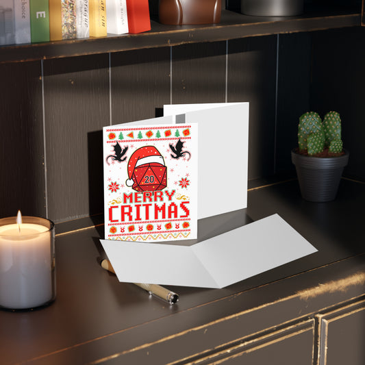 Merry Critmas Greeting Cards