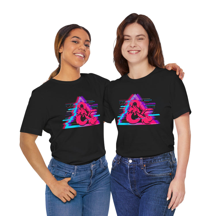 D & D Glitch Unisex T-Shirt - Fandom-Made