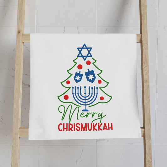 Merry Chrismukkah Hand Towel