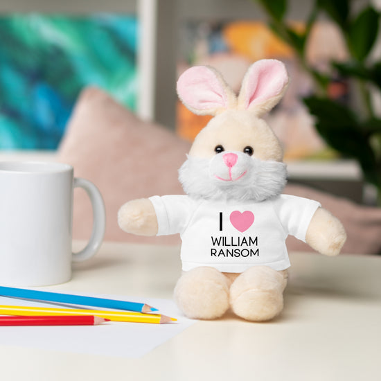I  Love William Ransom Stuffed Animals with Tee - Fandom-Made