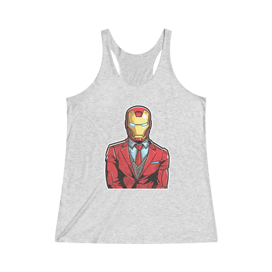 Iron Suit Women's Tri-Blend Racerback Tank - Fandom-Made