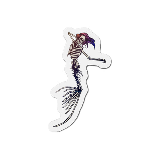 Mermaid Skeleton Die-Cut Magnets - Fandom-Made