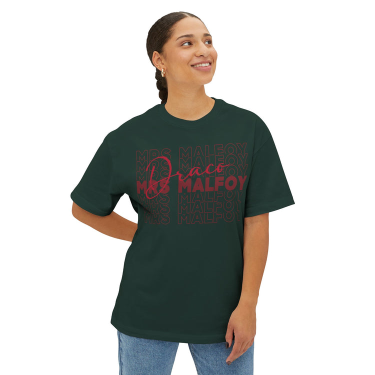 Mrs. Draco Malfoy Unisex Oversized Boxy Tee