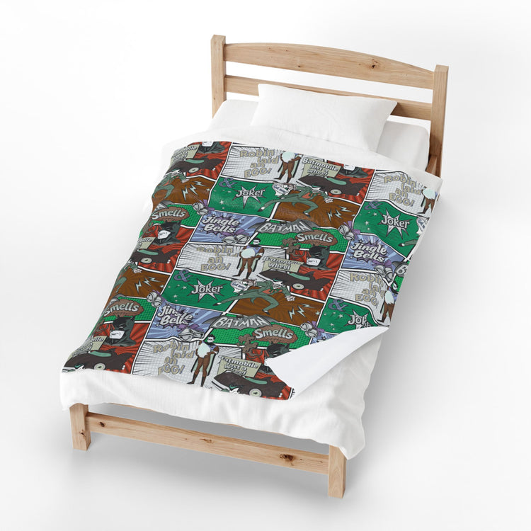 Robin Laid An Egg Velveteen Plush Blanket - Fandom-Made