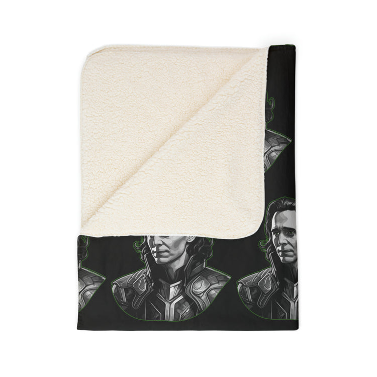 Burdened With Glorious Purpose Fleece Sherpa Blanket - Fandom-Made