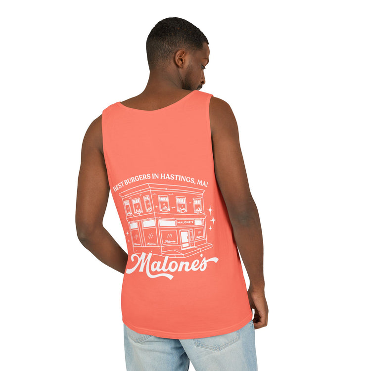 Malone's Unisex Garment-Dyed Tank Top