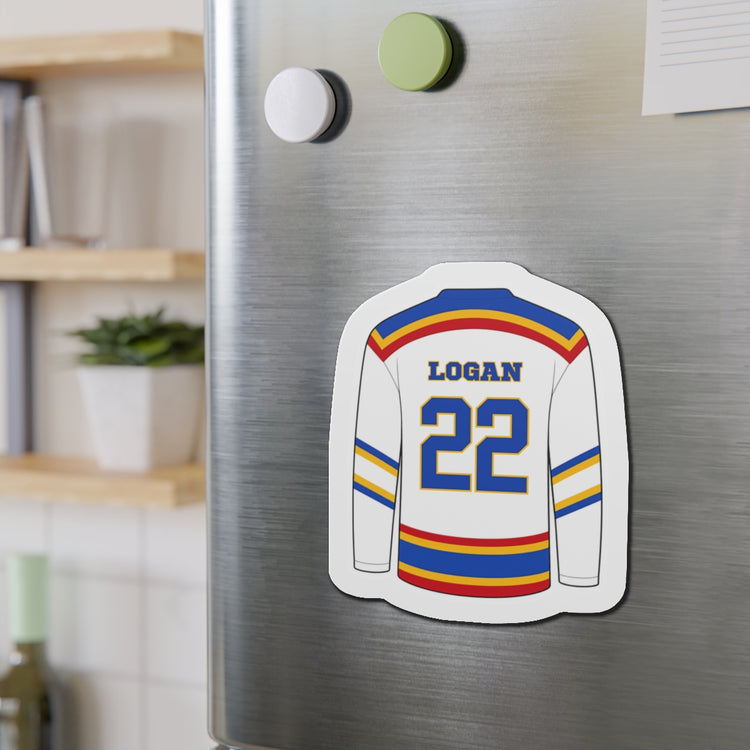 Logan Jersey Die-Cut Magnet