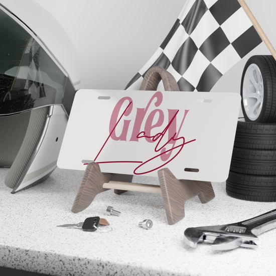 Lady Grey Vanity Plate - Fandom-Made