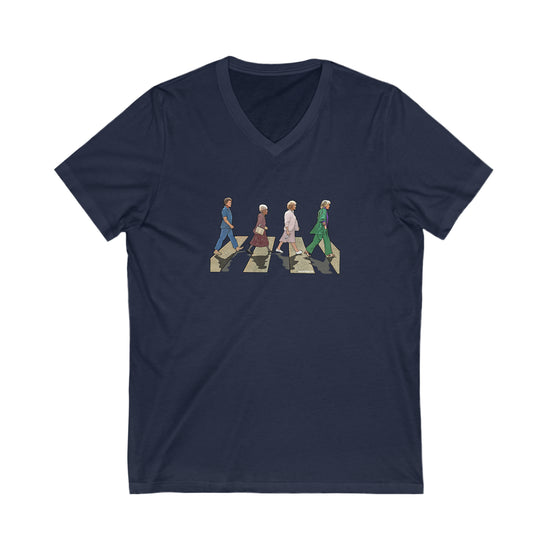 Golden Road V-Neck Tee - Fandom-Made