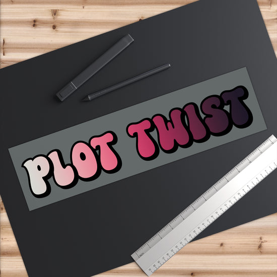 Plot Twist Bumper Stickers - Fandom-Made