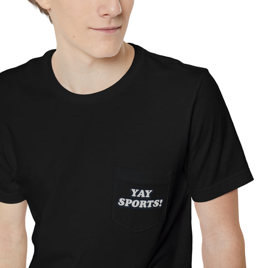 Yay Sports Pocket T-Shirt - Fandom-Made