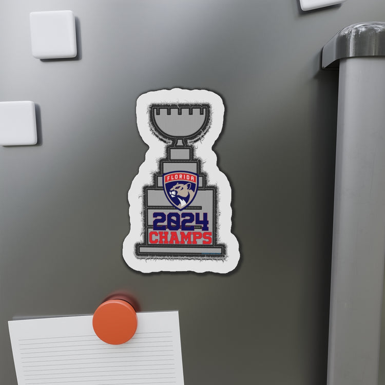 Stanley Cup Champions Die-Cut Magnet