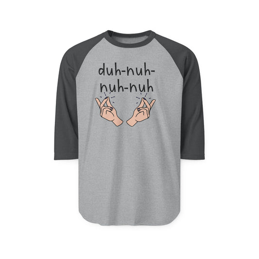 Snappy Song 3/4 Raglan Shirt - Fandom-Made