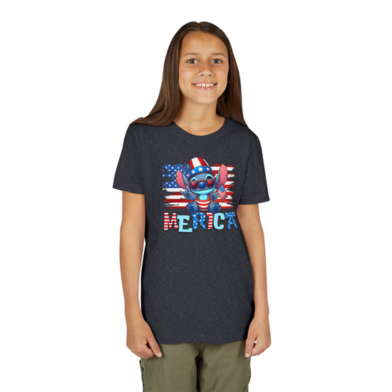 Patriotic Stitch Youth Tee - Fandom-Made