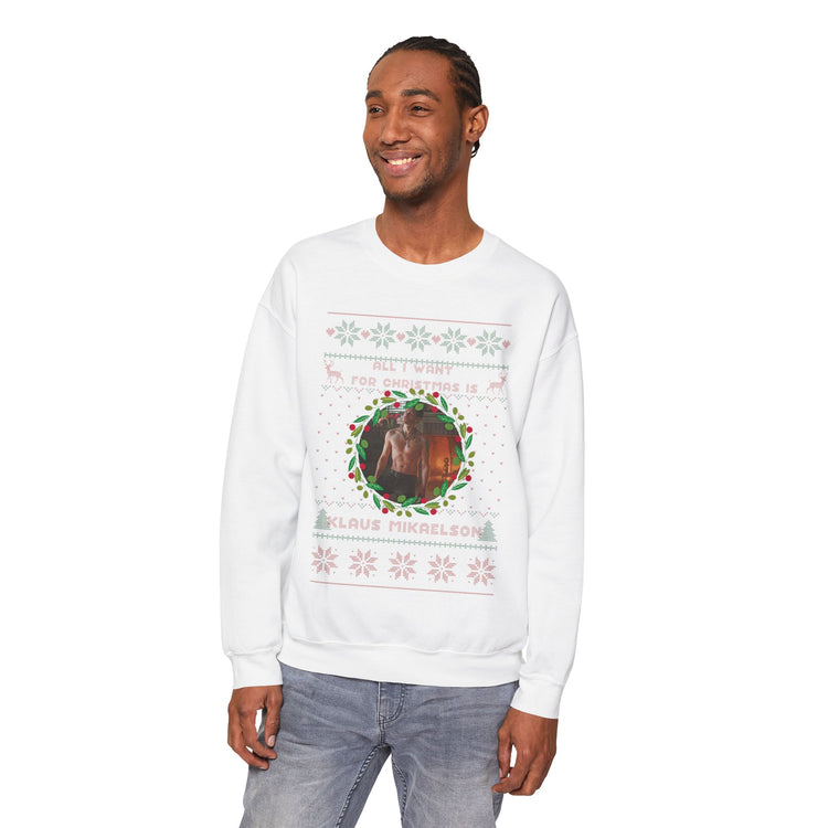 All I Want For Christmas Is Klaus Mikaelson Sweatshirt - Fandom-Made