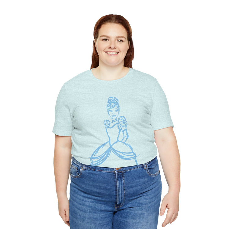 Sketched Princess Unisex T-Shirt