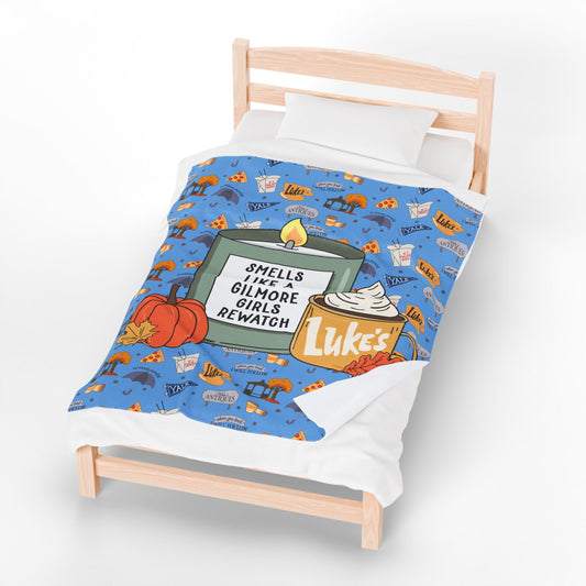 Gilmore Girls Rewatch Velveteen Plush Blanket