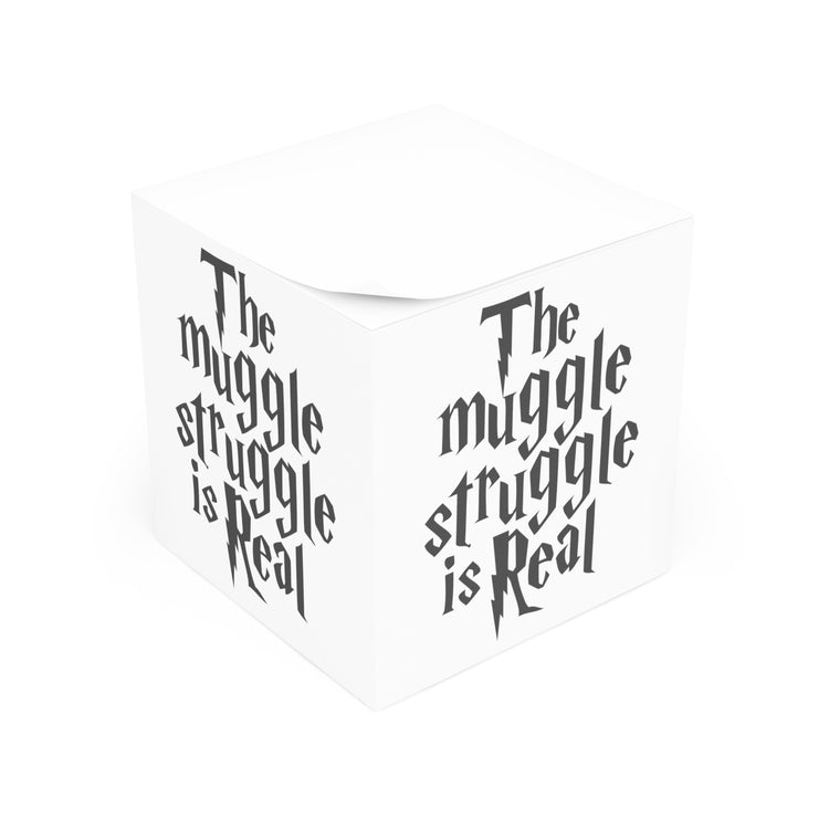 The Muggle Struggle Note Cube