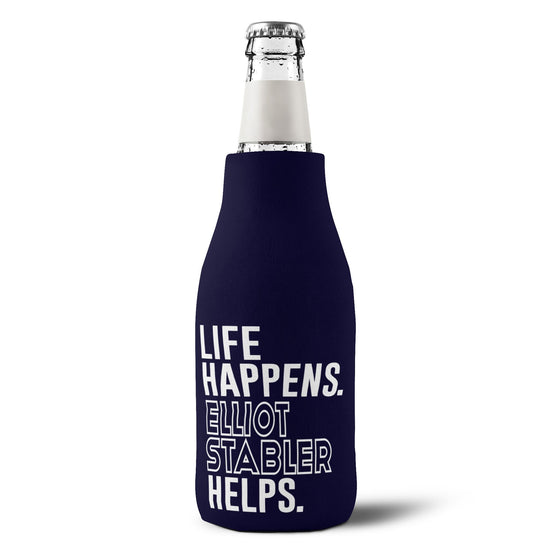Life Happens Elliot Stabler Helps Zip-Up Bottle Cooler Sleeve - Fandom-Made
