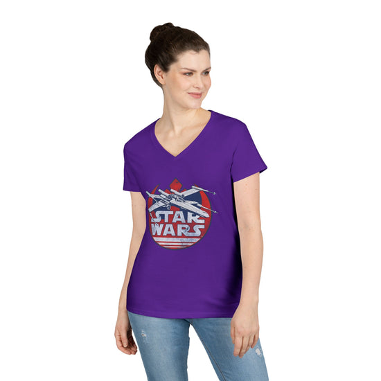 Patriotic X-wing V-Neck Tee - Fandom-Made