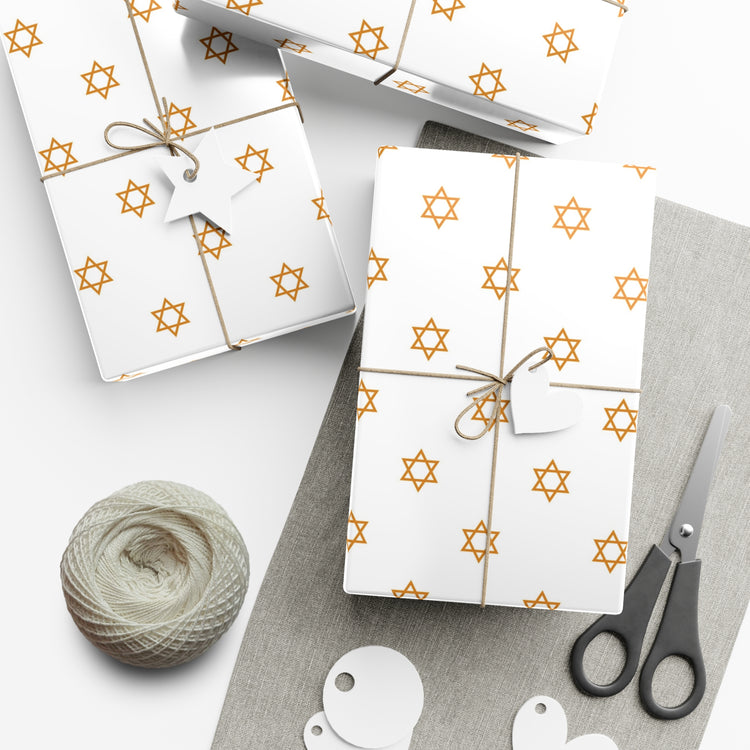 Star of David Gift Wrap