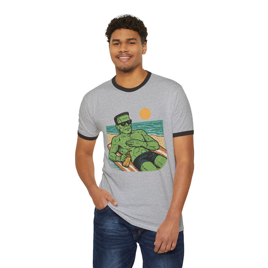 Frank N. Stein Ringer T-Shirt - Fandom-Made