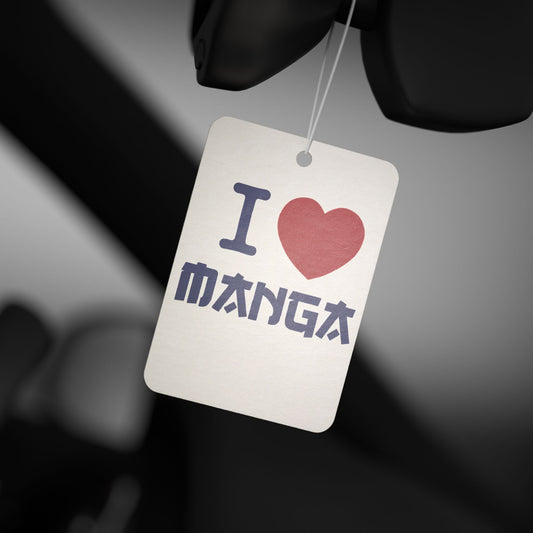 I Love Manga Car Air Freshener - Fandom-Made