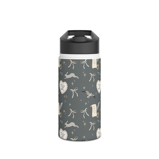 Tortured Poet All-Over Print Stainless Steel Water Bottle - Fandom-Made