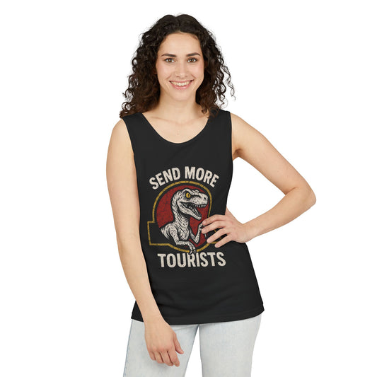 Send More Tourists Tank Top - Fandom-Made