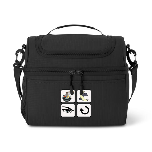 Eat Sleep Anime Repeat Cooler Bag - Fandom-Made