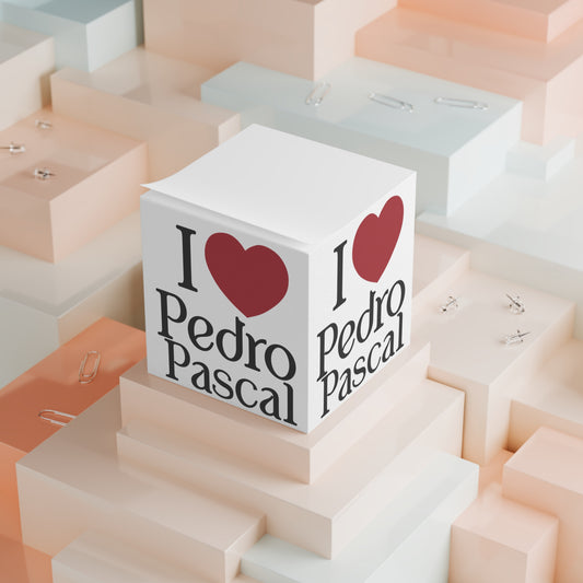 I Love Pedro Pascal Note Cube - Fandom-Made