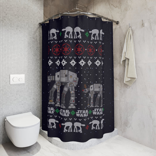 Ata Boy Ugly Christmas Shower Curtain