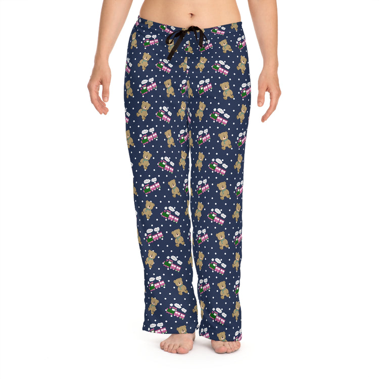 Choo Choos And Teddy Bears Women's Pajama Pants