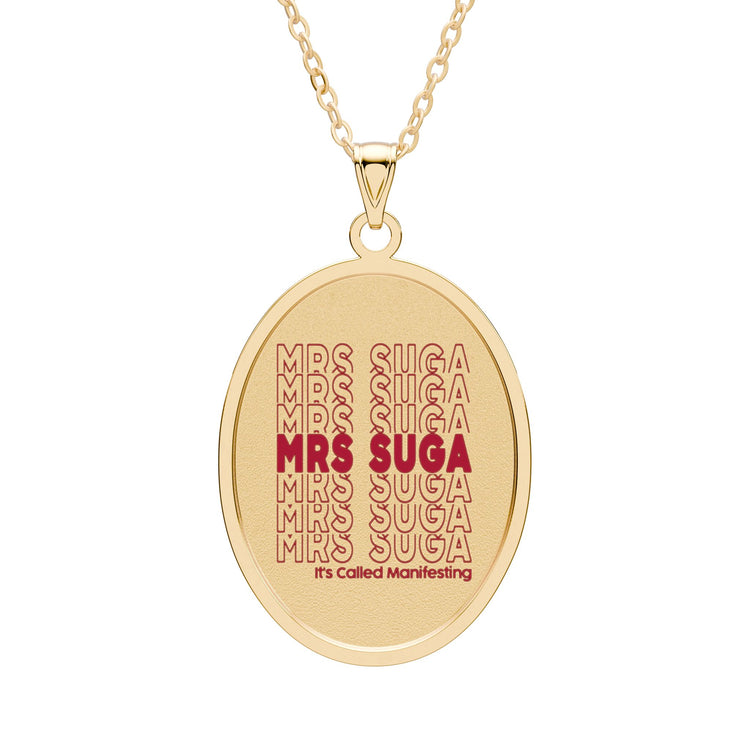 Mrs. Suga Oval Pendant
