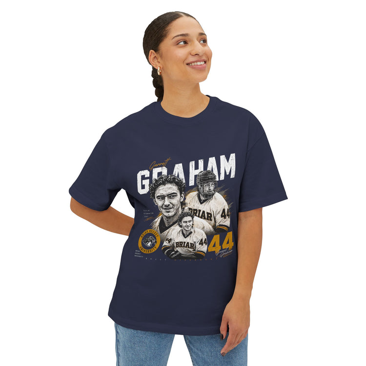 Graham Collage Unisex Oversized Boxy Tee