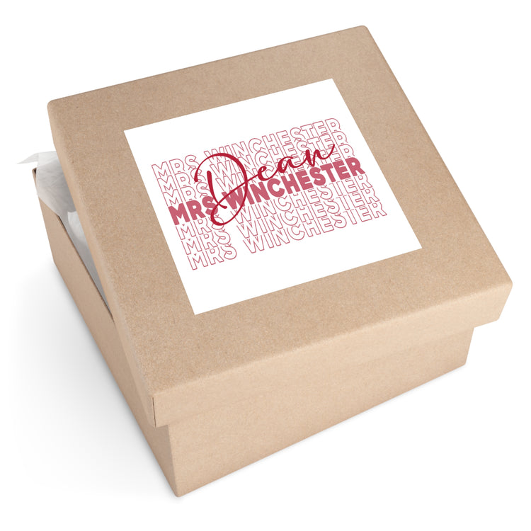 Mrs. Dean Winchester Square Sticker - Fandom-Made