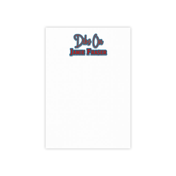 Dibs On Jamie Fraser Post-it® Note Pads - Fandom-Made