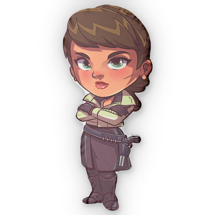 Qi'ra-Shaped Pillow - Fandom-Made