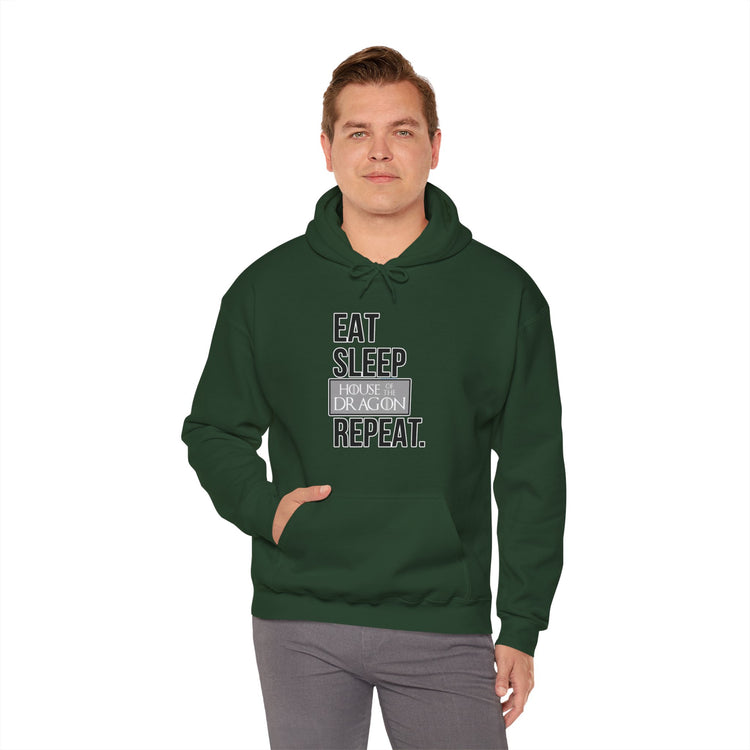 Eat Sleep House of the Dragon Unisex Hoodie - Fandom-Made