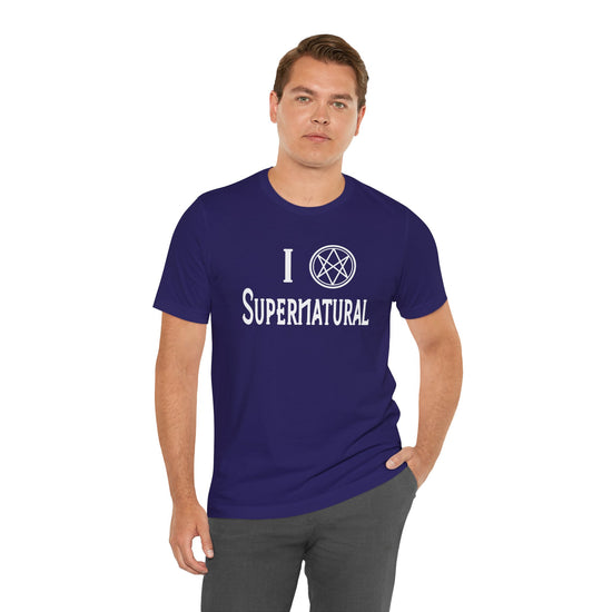 I Love Supernatural Men Of Letters Edition T-Shirt - Fandom-Made