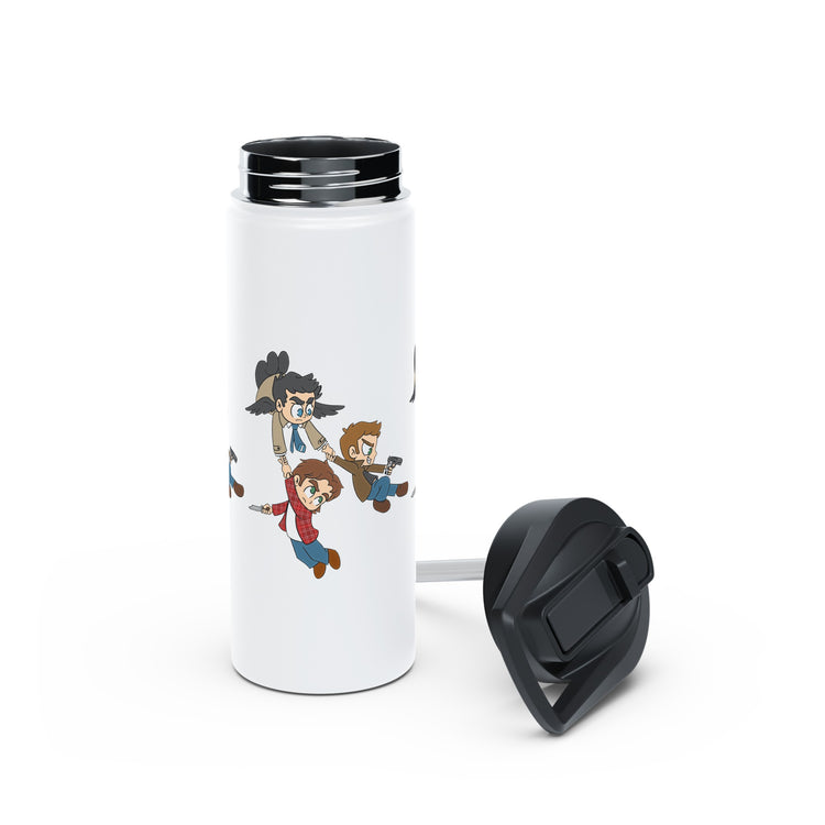 Supernatural Trio Stainless Steel Water Bottle - Fandom-Made