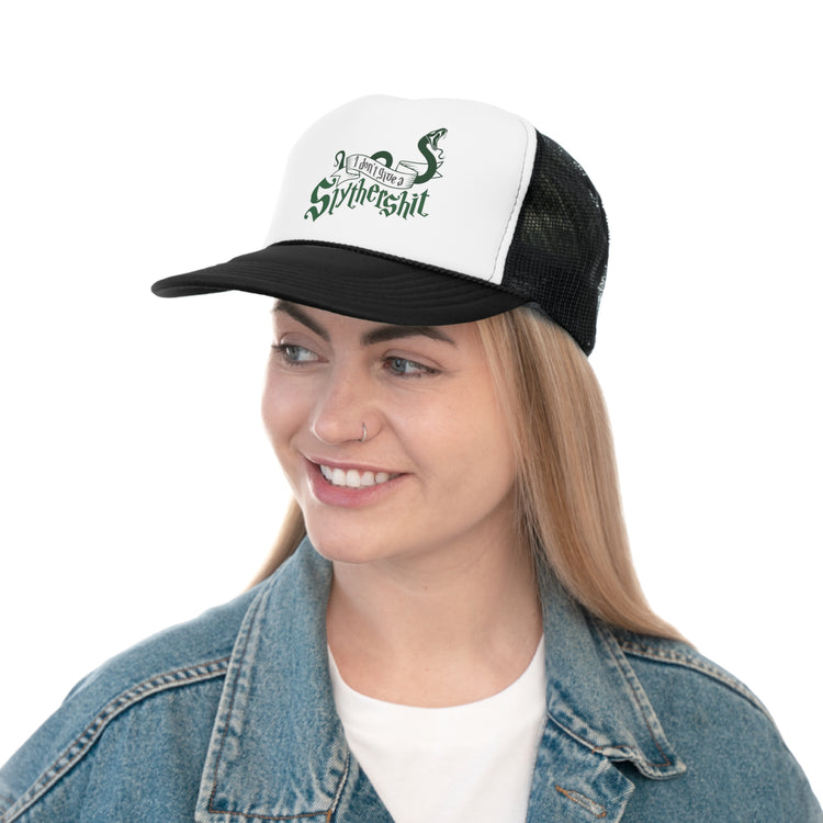 I Don't Give a Slythershit Trucker Caps - Fandom-Made