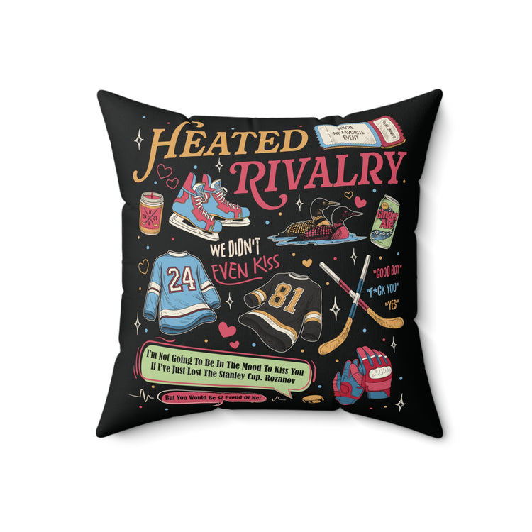 Rivalry Faux Suede Square Pillow - Fandom-Made