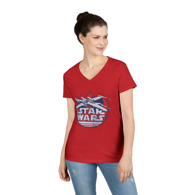 Patriotic X-wing V-Neck Tee - Fandom-Made