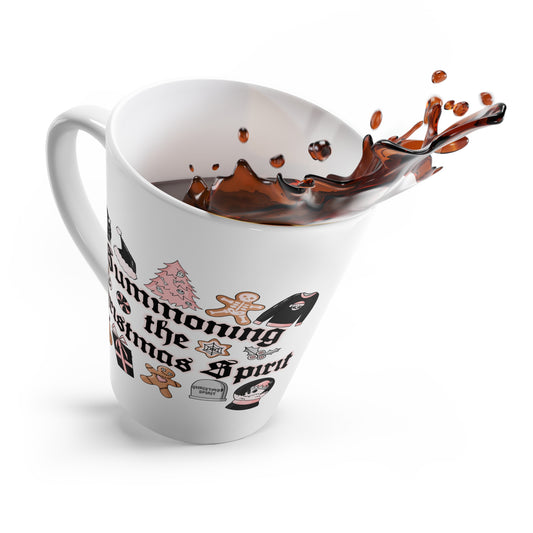 Summoning The Christmas Spirit Latte Mug