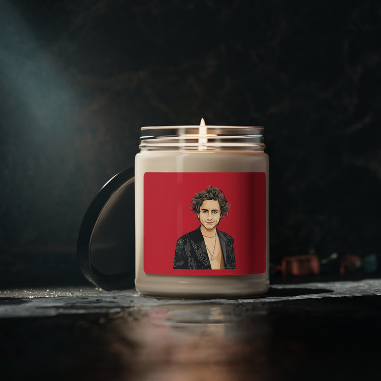 Timothee Chalamet Scented Soy Candle - Fandom-Made